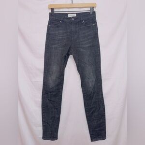 Stonefield Ellington High Rise Skinny Jeans in Smoke size 25